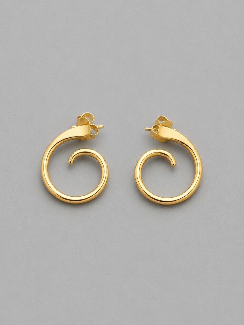 3/$30 VTG Goldtone Swirl Post Earrings
